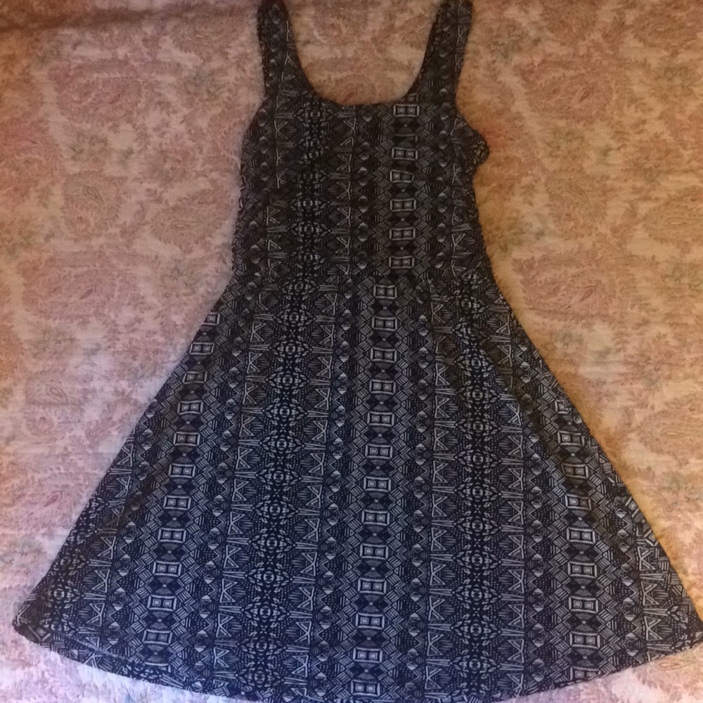 Black and white dress